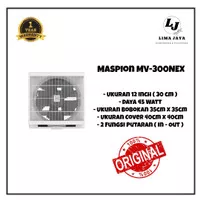 Exhaust Fan Maspion MV-300NEX Hexos Dinding Plafon Kipas Dapur 12 inch