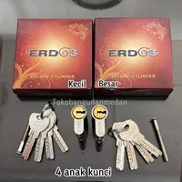 Anak kunci silinder ERDOS / kunci pintu kecil & besar 60 mm