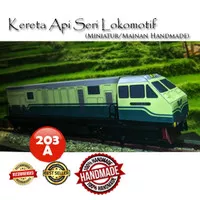 Kereta Api Indonesia Seri Lokomotif (Mainan Handmade)