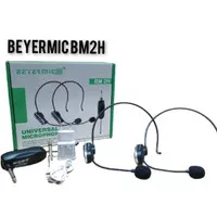 Mic Wireless Beyermic BM2H BM 2H isi 2 Headset Telinga Imam Bando ORI
