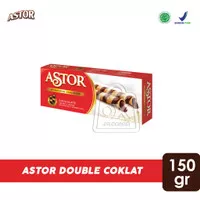 Wafer Stick Astor Double Coklat / Astor Coklat (150 gr)