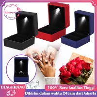 Kotak Cincin Lamaran LED Kotak Cincin Pernikahan Ring Box