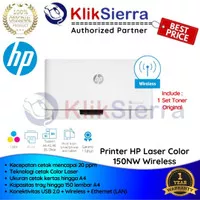 Printer HP Laser Color 150nw Laser Color 150 nw (4ZB95A) Original