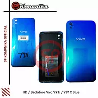 BD / Backdoor / Case Belakang Vivo Y91i / Y91C Merah / Biru / Blue / R