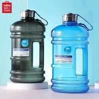 Miniso Botol Air Minum 2.2L Besar Water Bottle Sport Portable Olahraga