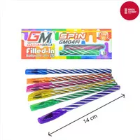 (ISI 12)Pulpen/Bolpen/Ballpoint Lilin Gajah Mada Murah GM04Fi Spin