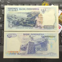 Uang Kertas Kuno Indonesia 1000 Rp Lompat Batu Tahun 1992