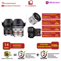 Samyang 12mm F.2 Lens for Sony (Silver dan Black)