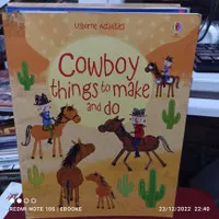 buku aktivita anak bahasa Inggris usborne koboi think to make