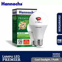 Lampu LED Hannochs Premier 25 Watt Cool Day Light SNI Original