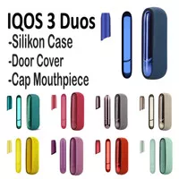 IQOS Silicon Case + Door Cover + CAPS Mouthpiece for IQOS 3 Duos