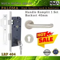 HANDLE TARIKAN KUNCI GAGANG PINTU KAYU KOMPLIT SET PALOMA LRP 404