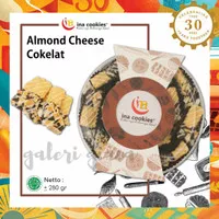 Limited! Kue Kering Ina Cookies Almond Cheese Coklat - Kukis Lebaran