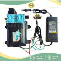 Pompa Air DC 12V 8A HIU Paket dobel pompa 138Psi Plus adaptor 8a Mist