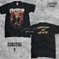 Kaos Pendek / Kaos Oblong Metal Prapatan Rebel / Heaven Hell KREATOR