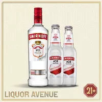 SMIRNOFF Vodka Red Label 700ml + 2 Smirnoff Ice Original Red 275ml