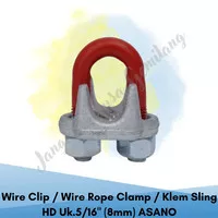 Wire Clip / Wire Rope Clamp / Klem Sling HD Uk.5/16" (8mm) ASANO