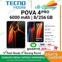 TECNO POVA 4 PRO / SE 8/256GB NFC AMOLED - GARANSI RESMI