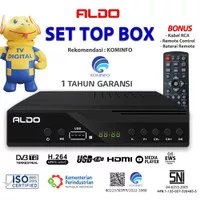 Set Top Box STB Aldo DVB T2 SNI Full HD 1080p