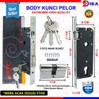 Bodi Kunci Pelor Pintu Stainless l Kunci Body Tanggung Holy / Raveli