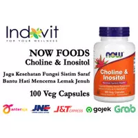Now Foods Choline & Inositol 100 Veg Cap Now Choline Inositol Ori USA