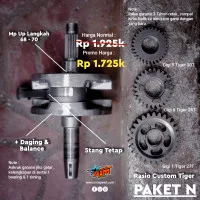 Paket Hemat (N) AIM SPEED Askruk MP Megapro Gigi Rasio Oplos Tiger 156