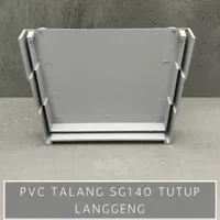 Tutup Talang Air PVC Kotak SG 140 4" 4Inch Dop Cover