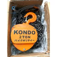 Chain Block 2 Ton 3 5 7 10 Meter HASSTON KONDO Hoist Kerekan Manual