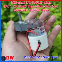 Dinamo DC Motor Siku Speed Reduction Gearbox Gear DC 12V