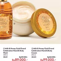READY Milk & Honey Gold Nourishing & Body Cream Oriflame Promo