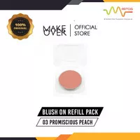 Make Over Refill Blush On Single 03 Promiscious Peach 6g