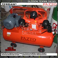 PAZTO Kompresor Angin 2 HP + Dinamo Motor Tembaga Compressor Original