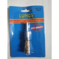 Lumos Mata Bor Sikat Kawat Kuning 12 mm End Brush Sapu 12mm LMS.E2-012