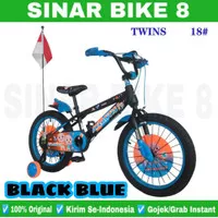 Sepeda Anak Laki 12 16 18 BMX ATLANTIS TWINS Ban Jumbo Usia 2-10 Tahun