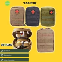 Tas Medis Obat P3K + banyak slot First Aid Kit Medical Bag
