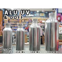 Botol Aluminium 500ml UV/ Botol bibit parfum/botol madu /SERBAGUNA