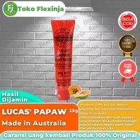 Lip Balm LUCAS' PAPAW Ointment 25 gr Salep Cream Obat Pelembab Bibir