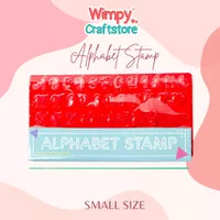 Cetakan Stamp Alphabet Stamping Fondant Clay Dekorasi Kue SMALL 5
