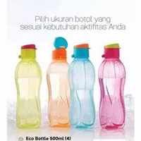 Eco Bottle 500ml Flip Top Botol Minum Warna Warni