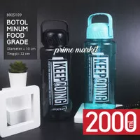 CLAIR Botol Minum 2 Liter / Botol Air Minum Jumbo Sedotan (8005109)