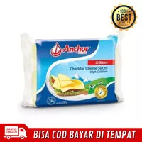 Keju Cheddar Anchor Cheese Slice 400gr Repack Termurah Grosir Premium