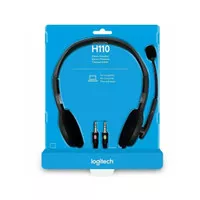 Logitech H110 Stereo Headset - Hitam