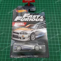 hot wheels nissan skyline r34 fast and furious 2021