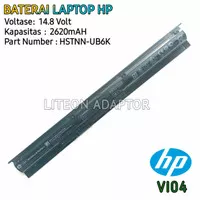 Baterai Laptop HP Pavilion 14 14-V039TX 14-V202TX 14-v208TX VI04 ORI