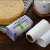 baking paper roll pendek / baking paper bulat 15cm kertas alas loyang