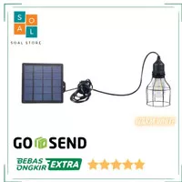 Lampu LED Solar Panel Waterproof One Light / Lampu Gantung Lampu Teras