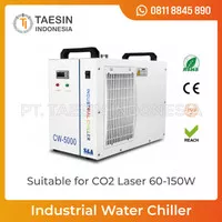 Industrial Water Chiller CW5000 - Mesin CO2 Laser Cutting, CNC Spindle