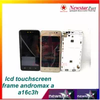 lcd touchscreen Smartfren Andromax a a16c3h frame ori black white gold