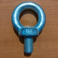 EYE BOLT M16 BESI GALVANIZE PUTIH