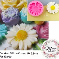 Cetakan Silikon Bunga Crisant D:5.8cm